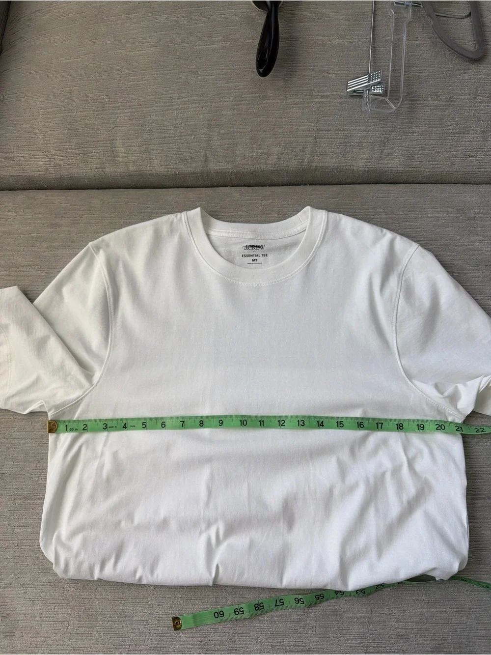 J.Crew Factory Essential Tee Men’s Medium Tall White Crewneck T-Shirt NWT